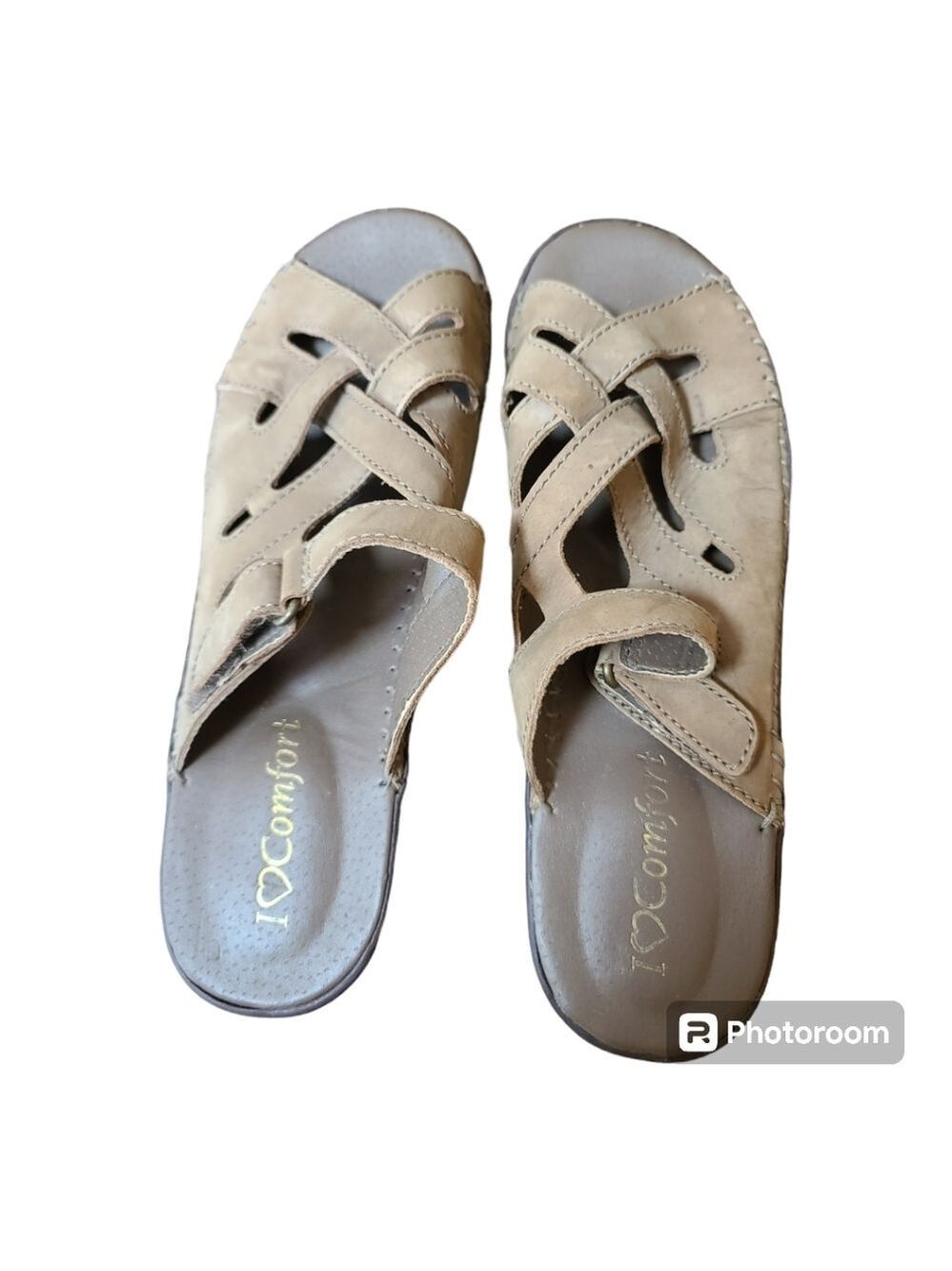 I love comfort Maryelle Tan Sandals,size 8 1/2